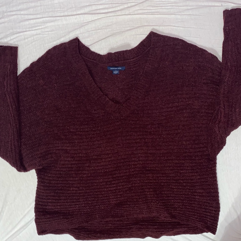 AE Burgundy Sweater